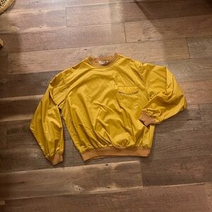 Vintage Mustard Pullover Windbreaker